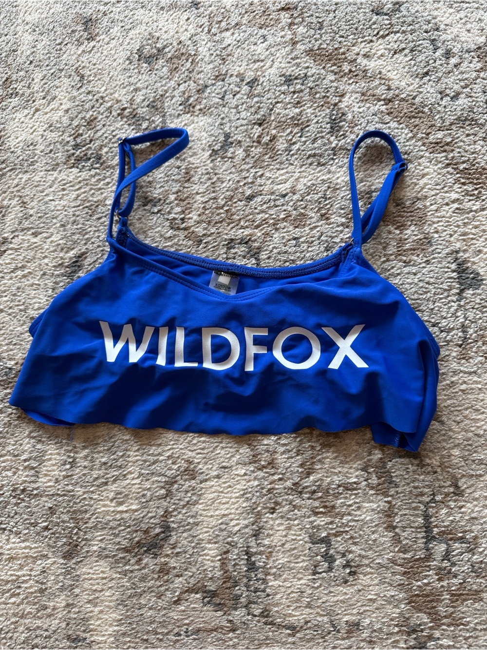 Wildfox blue swim top